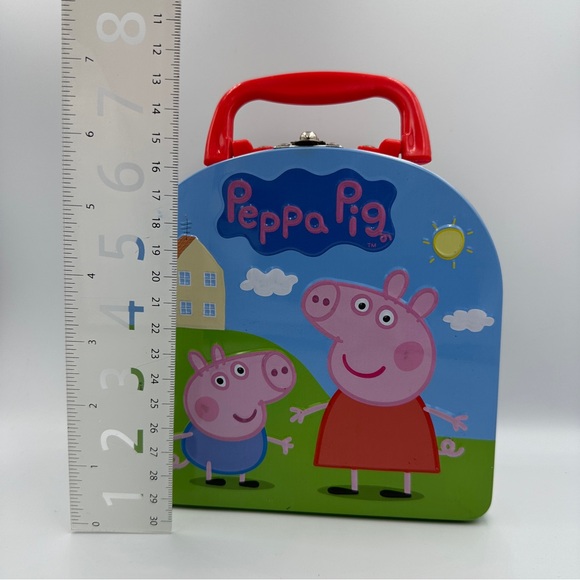 2003 Peppa Pig Metal / Tin Lunch Box - Picture 3 of 12